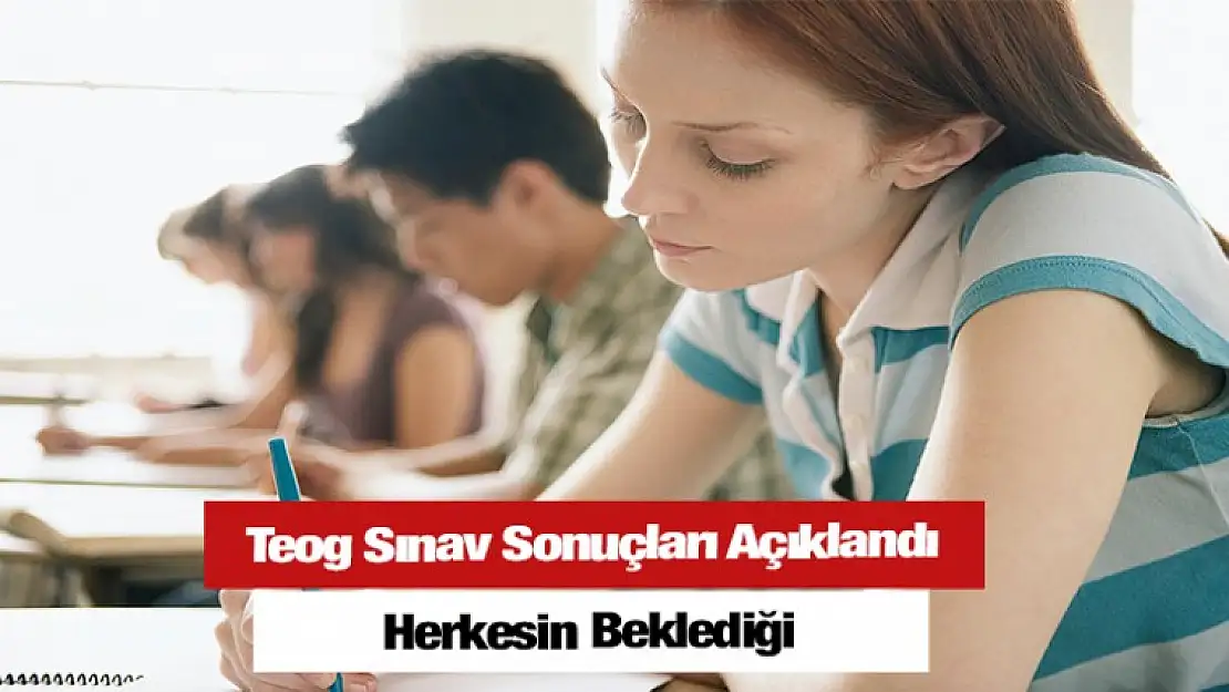 Teog Sınav Sonuçları Açıklandı