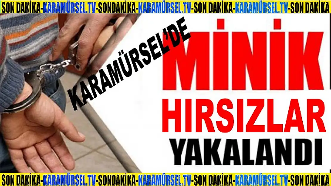 Karamürsel'de minik hırsızlar yakalandı