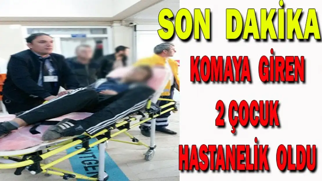 SON DAKİKA KARAMÜRSEL'DE  KOMAYA GİREN 2 ÇOCUK HASTANELİK OLDU