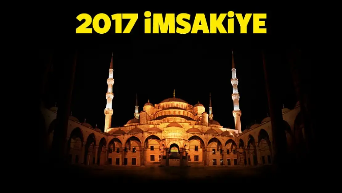 2017 Ramazan İmsakiyesi