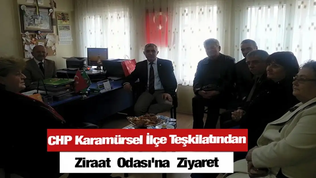 CHP Karamürsel İlçe teşkilatından Ziraat Odası'na Ziyaret