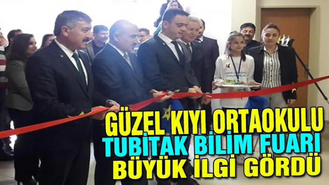 Güzel kıyı Orta Okulundan muhteşem Tubitak fuarı