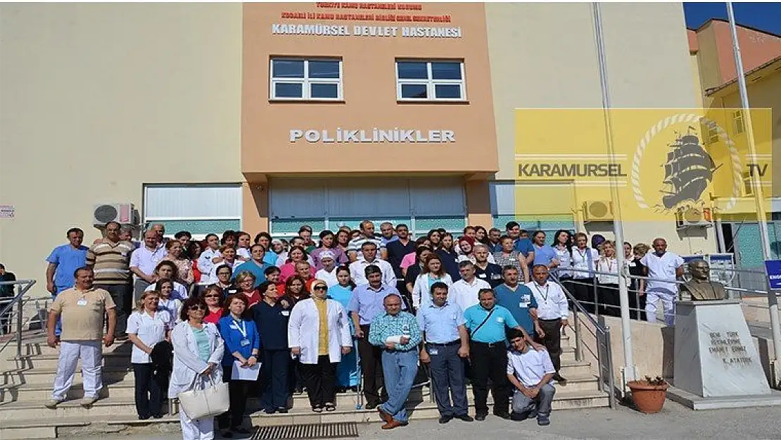 Karamürsel Devlet Hastanesi Doktor ve çalışanlarından basın açıklamalı tepki