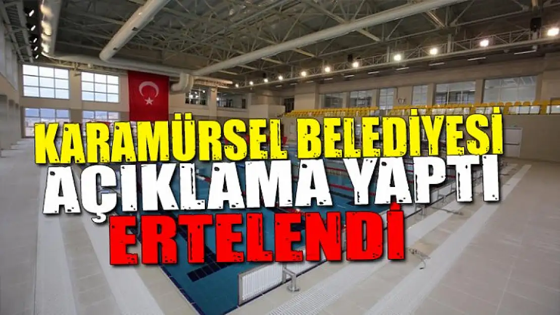 Karamürsel Belediyesi açıklama yaptı