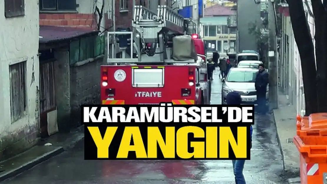 Karamürsel'de korkutan yangın