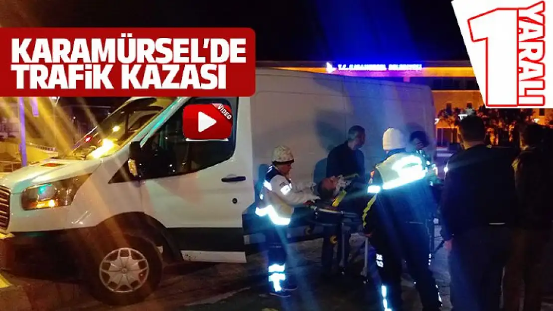 Karamürsel'de trafik kazası: 1 yaralı