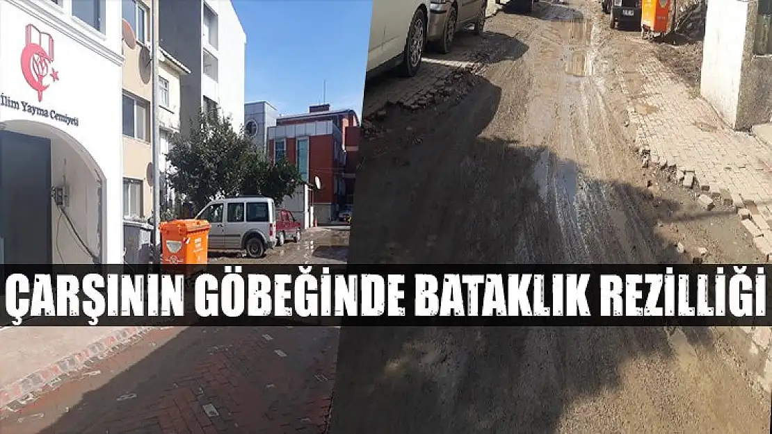 Yıl 2018 Karamürsel merkez'de küçücük çocuklar çamurda okula gidiyor