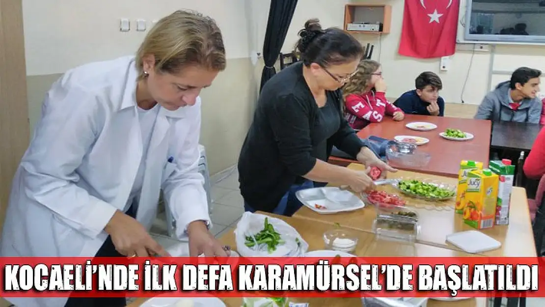 Kocaeli'nde ilk defa Karamürsel'de yapıldı