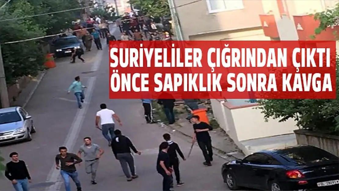 Suriyeliler çığrından çıktı önce sapıklık sonra kavga