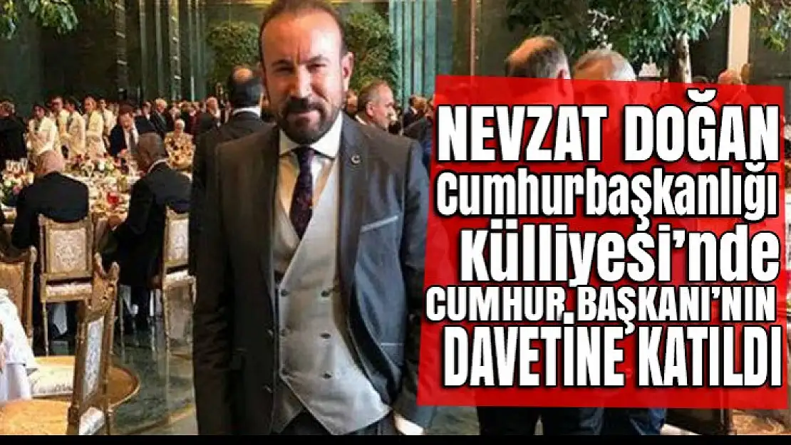 Başkan Doğan, külliyede Cumhurbaşkanın misafiri oldu