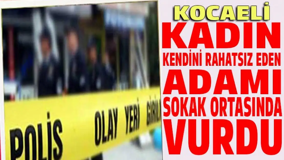 Kadın sokak ortasında adamı vurdu!