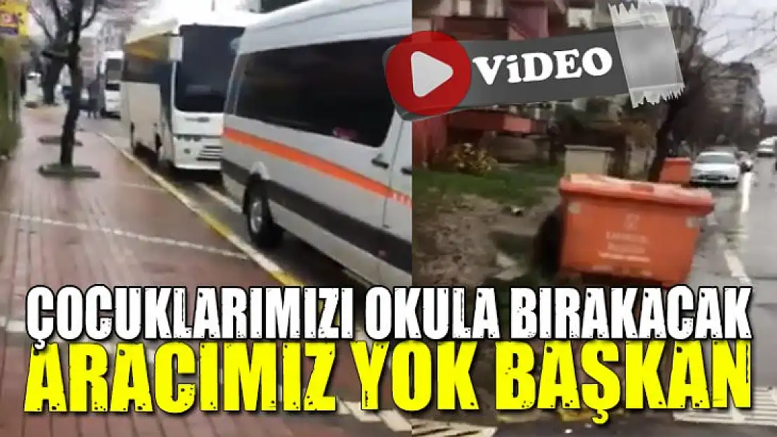 VATANDAŞLAR BELEDİYE BAŞKANINA SESLENDİ!