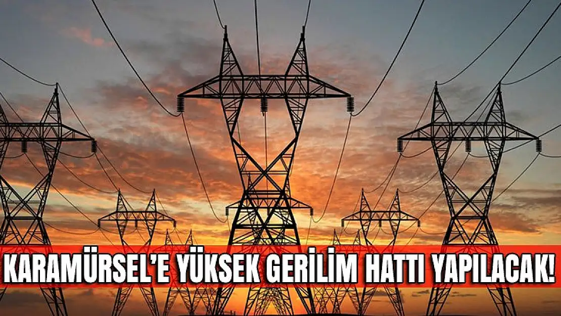 TEİAŞ  Karamürsel'e yüksek gerilim hattı yapıyor!