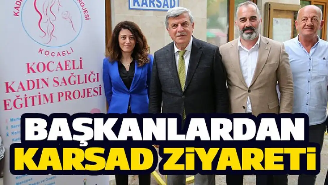 Başkanlar KARSAD'ı ziyaret etti