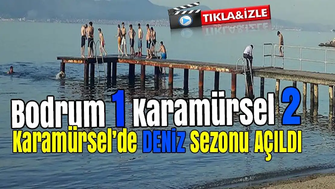 Karamürsel'de deniz sezonu açıldı