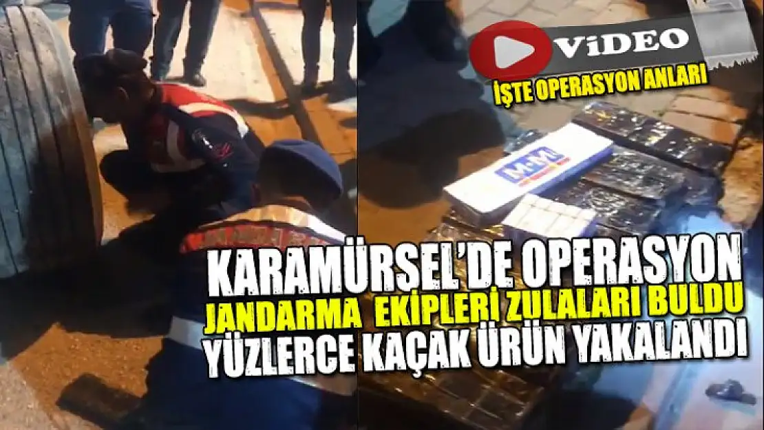 Karamürsel'de Jandarma ekiplerinden nefes kesen operasyon