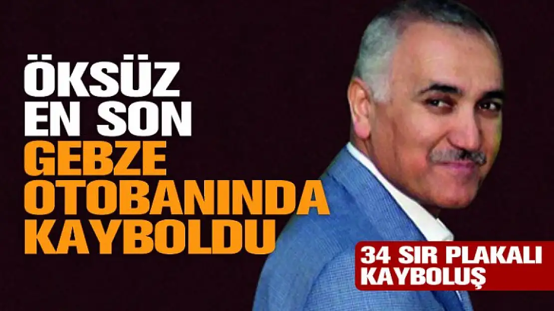 Binlerce fotoğraf incelendi ama bulunamadı: Adil Öksüz izini Gebze'de kaybettirmiş