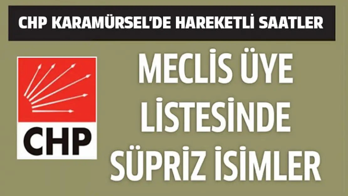 CHP Karamürsel Meclis Üyesi Adayları