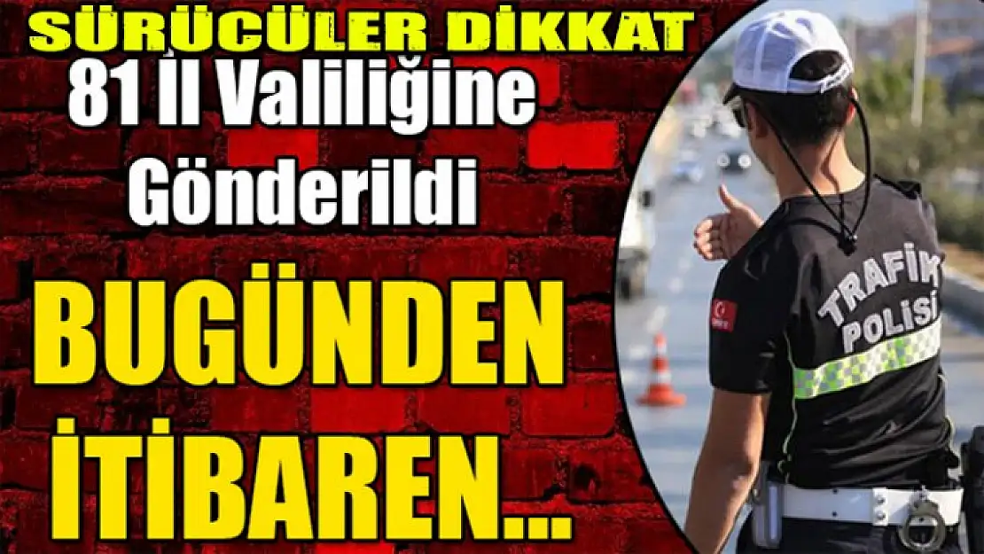 Süleyman Soylu imzası ile 81 ile gönderildi