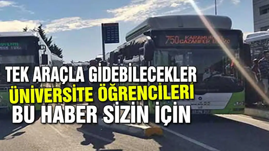 UlaşımPark ile 12 ilçeden KOÜ'ye kolay ulaşım  başladı