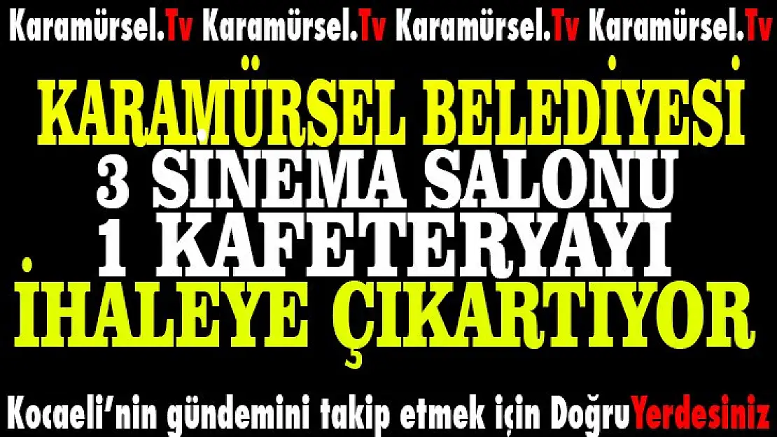 Karamürsel'de büyük ihaleler