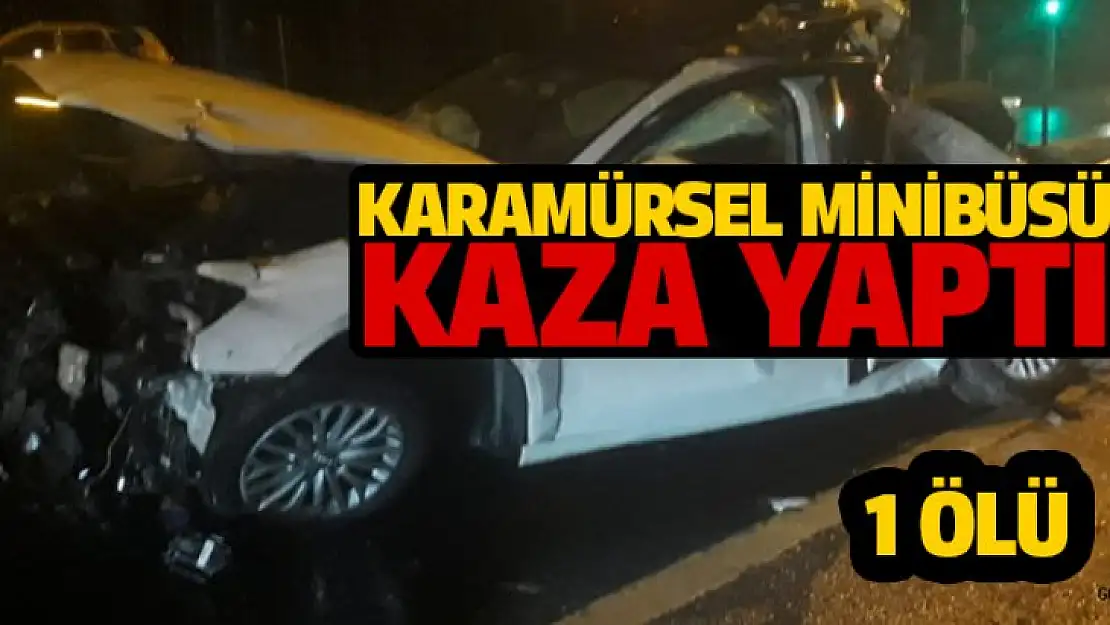 Karamürsel Minibüsü taksiyle çarpıştı 1 ölü!