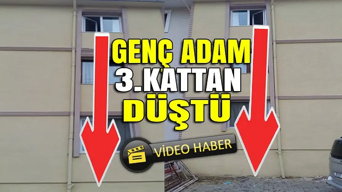 KARAMÜRSEL'DE DENGESİNİ KAYBEDİP 3. KATTAN DÜŞTÜ