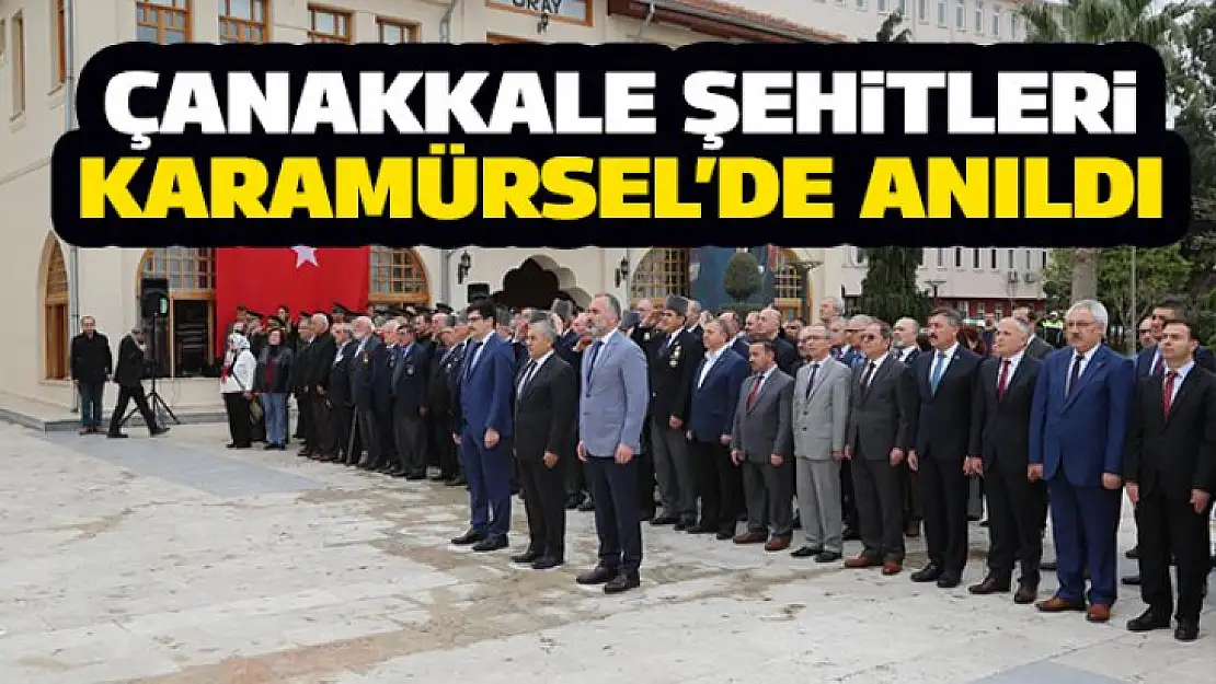 Çanakkale Şehitleri Karamürsel'de düzenlenen törenle anıldı