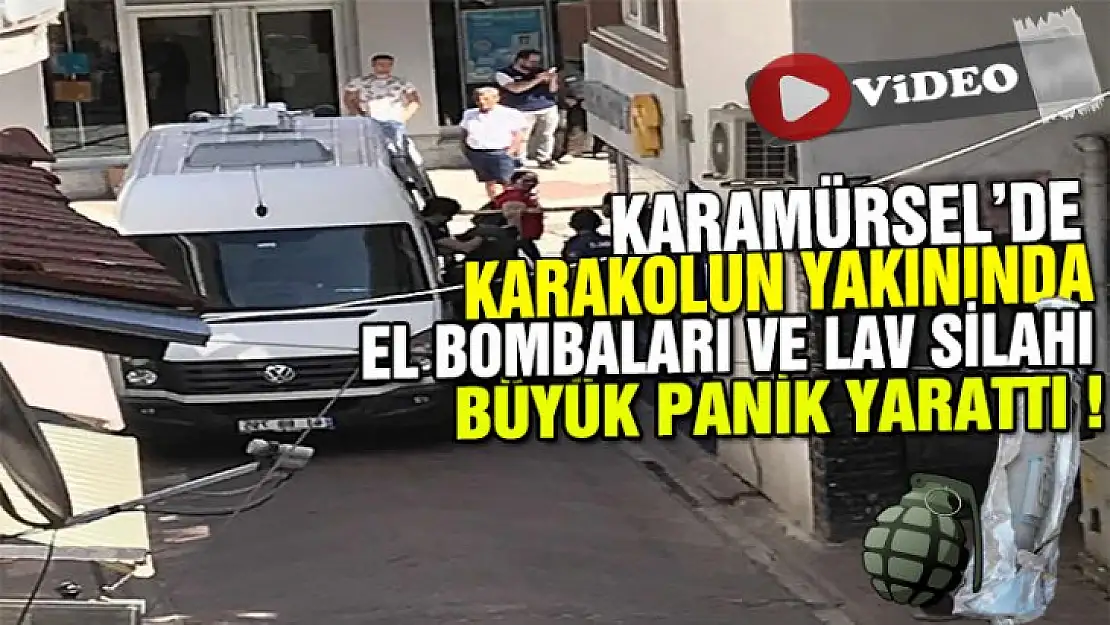 'Polise teslim edin' yazılı çuvaldan lav silahı ile el bombaları çıktı