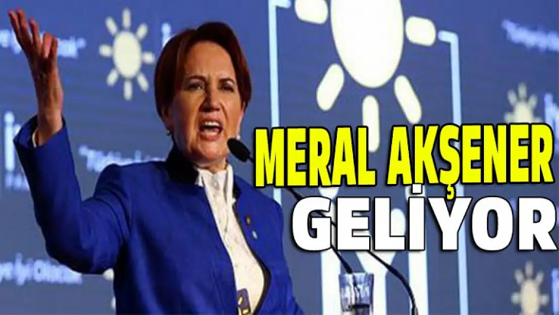 Akşener bugün İzmit'e geliyor