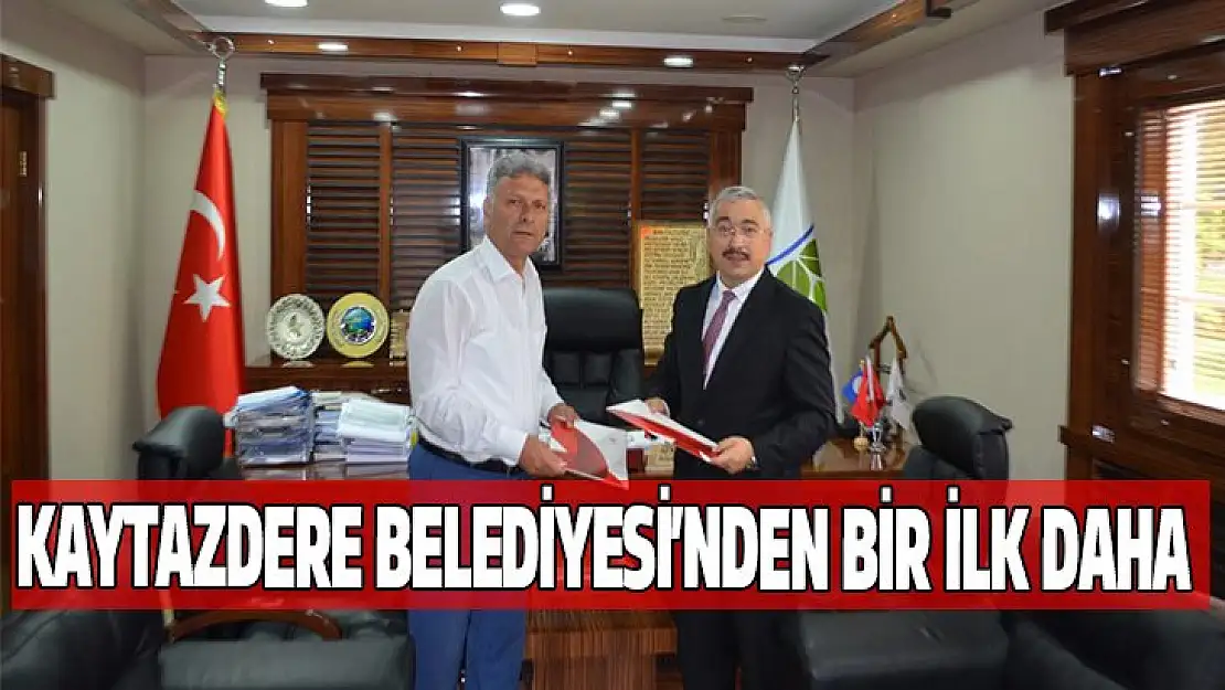 Kaytazdere Belediyesi'nden bir ilk daha