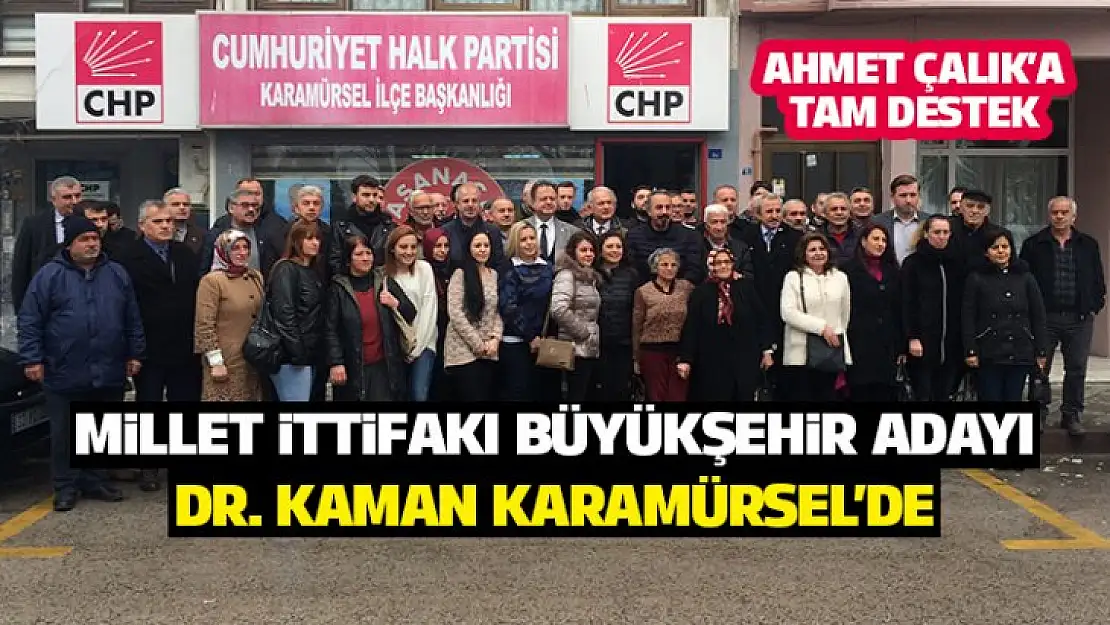 İYİ Parti'nin Büyükşehir adayı Serdar Kaman Karamürsel'de