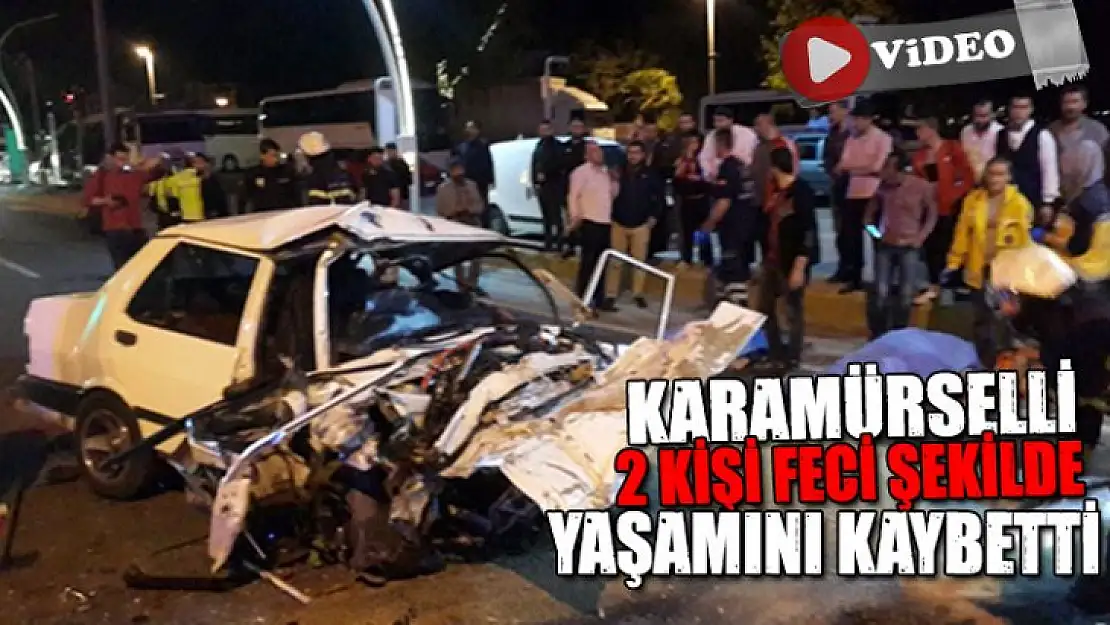 Trafik kazasında Karamürselli 2 kişi feci şekilde yaşamını kaybetti