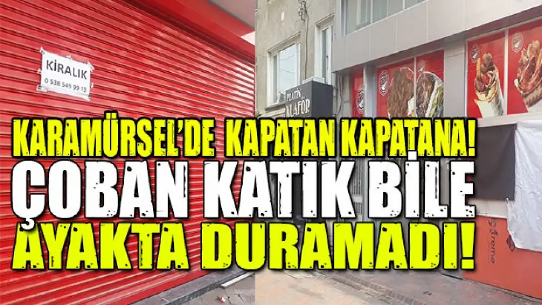 Karamürsel'de esnaf ateş püskürdü! Sabah erken kalkan dükkan açıyor!