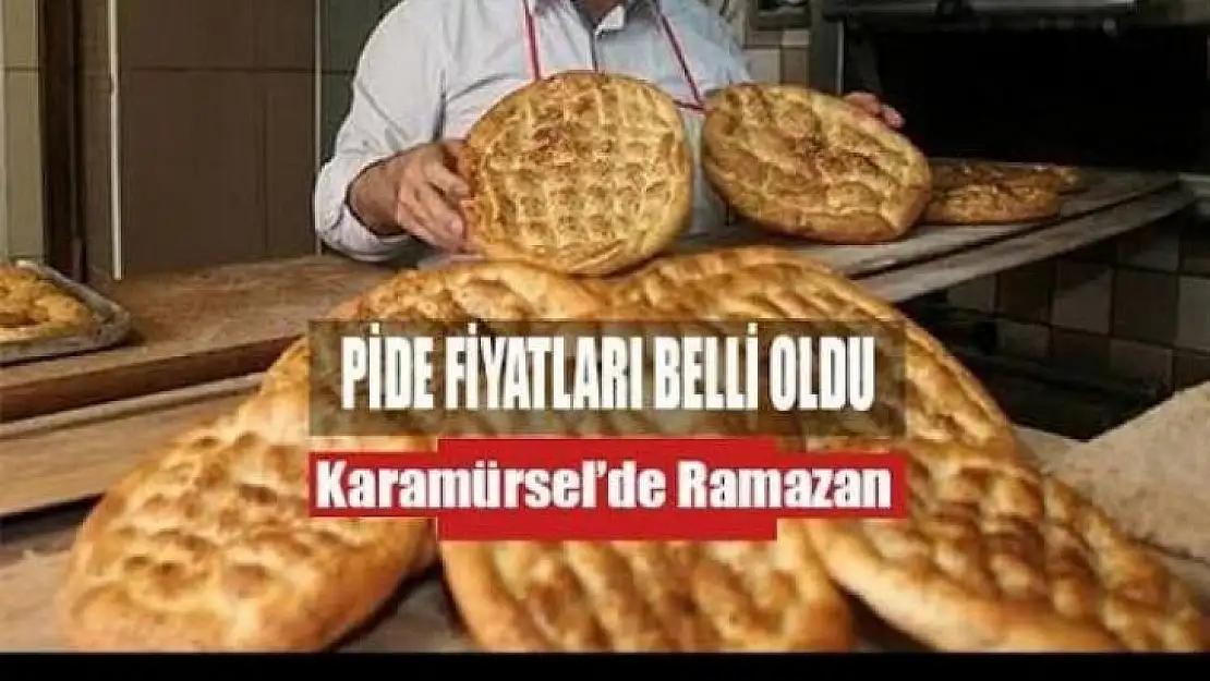 Son dakika. Ramazan pidesi fiyatı belli oldu