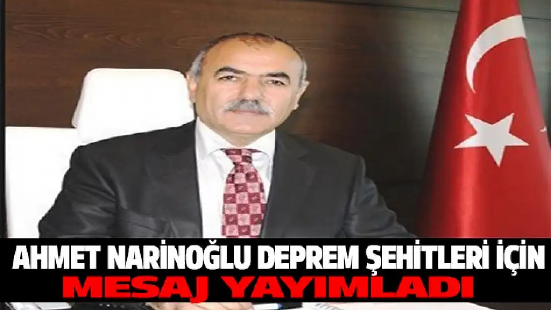 Karamürsel Kaymakamı Ahmet Narinoğlu deprem şehitlerini unutmadı