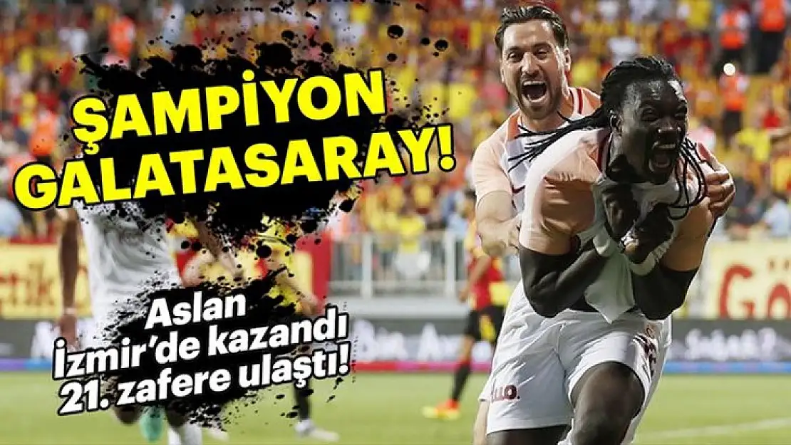 Son dakika: ŞAMPİYON GALATASARAY!