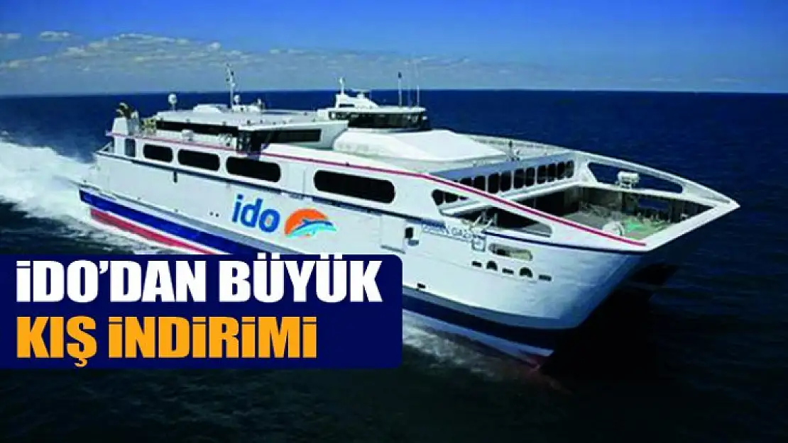 İDO'da büyük kış indirimi