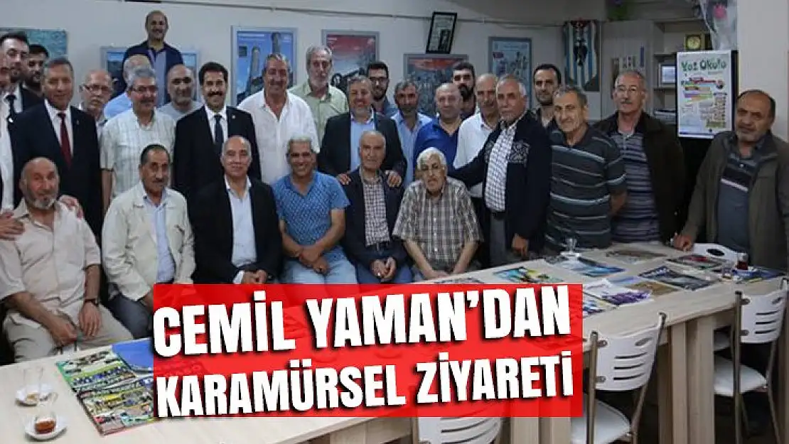 CEMİL YAMAN'DAN KARAMÜRSEL ZİYARETİ