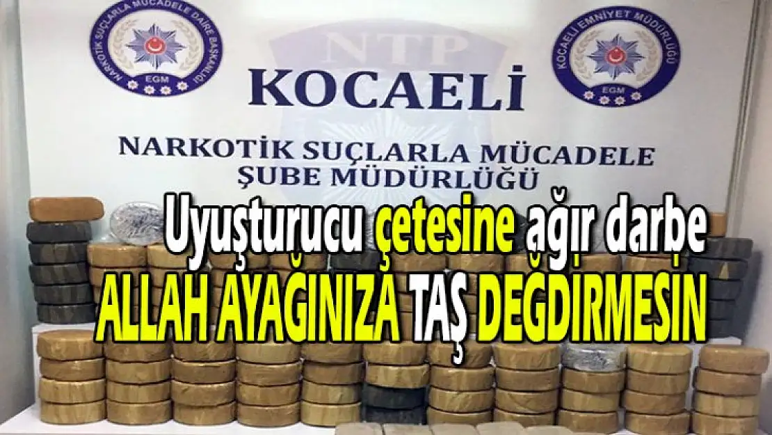 Kocaeli'de büyük uyuşturucu operasyonu