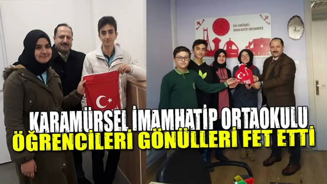 Karamürsel İmamhatip Ortaokulu öğrencileri gönülleri fet etti