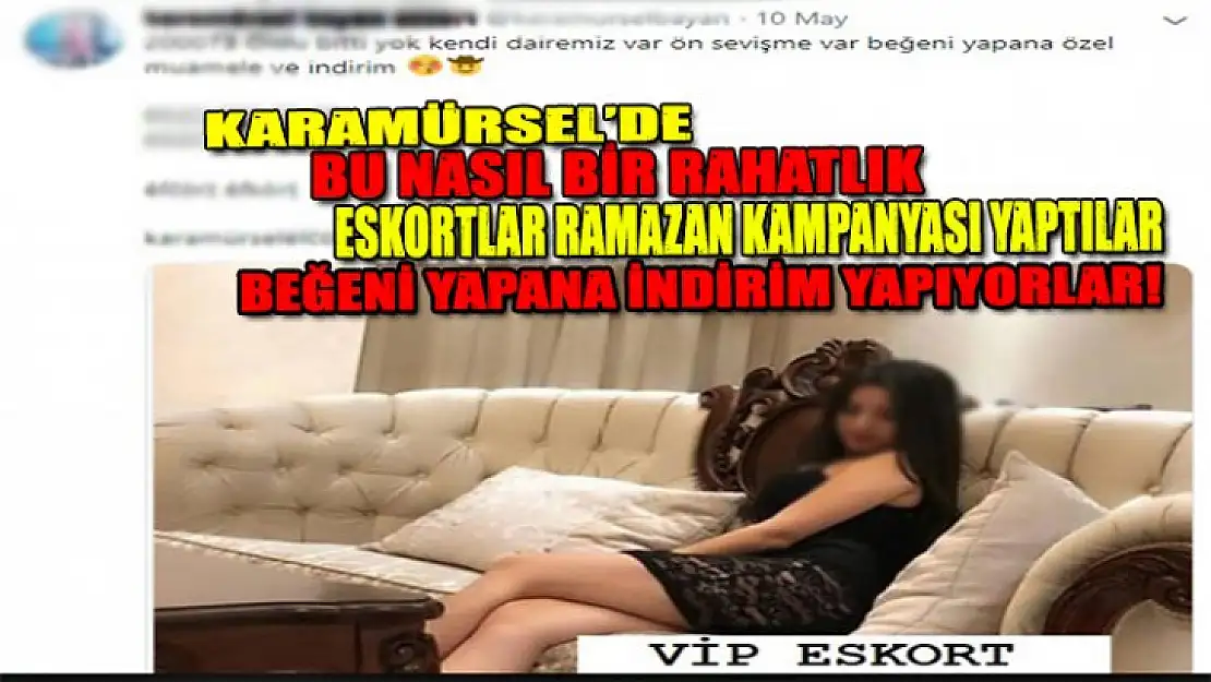 KARAMÜRSEL'DE ESKORT KIZLARDAN RAMAZAN KANPANYASI