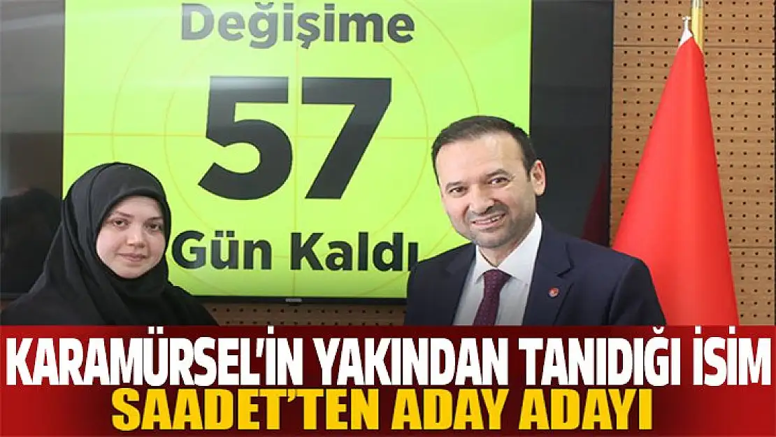 Karamürsel'in yakından tanıdığı isim aday adayı oldu