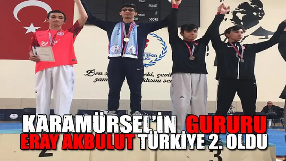 Karamürsel'in gururu Eray Akbulup şampiyon oldu