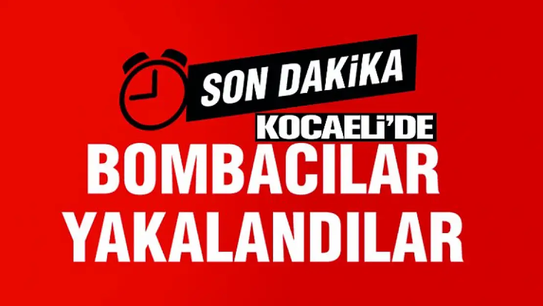 Kocaeli'de DEAŞ bombacıları yakalandı