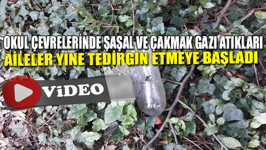 OKUL ÇEVRELERİNDE YİNE TEHLİKE BAŞLADI