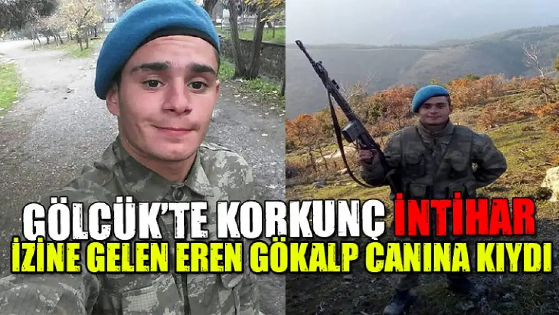 Dağıtım iznine gelen Eren Gökalp intihar etti!