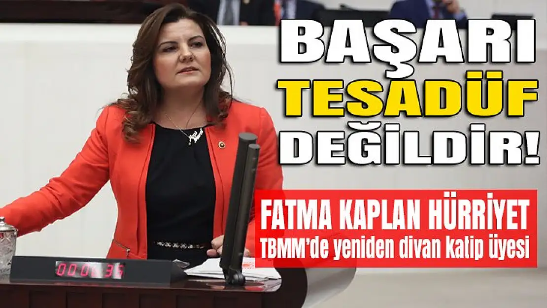 Fatma Kaplan Hürriyet Tekrar seçildi