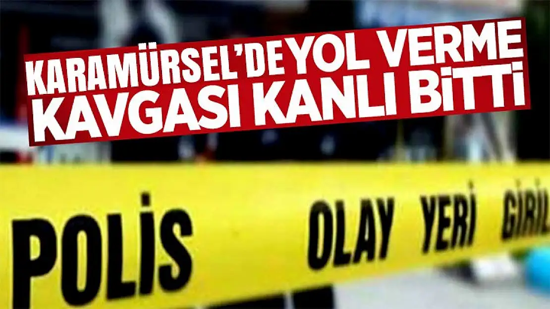 Karamürsel Merkez ışıklarda bıçaklı kavga 1 yaralı