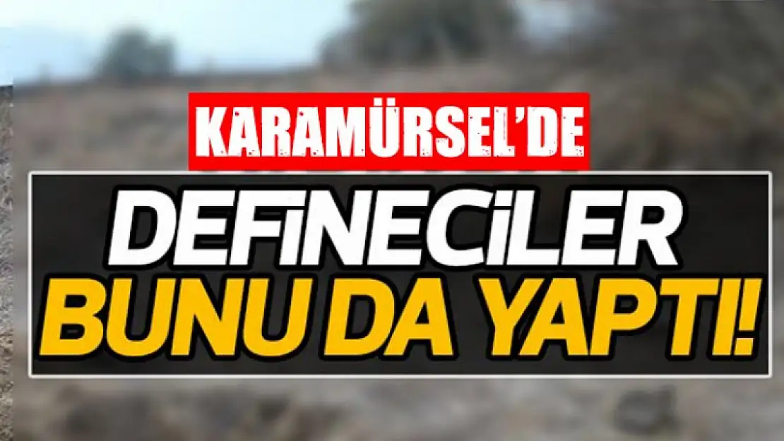 Karamürsel'de defineciler tarihi mezarlara dadandı !